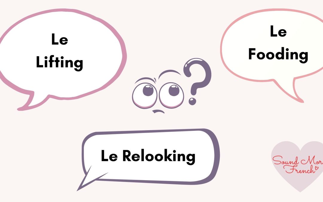speech_bubbles_with_french_words_le_lifting_le_fooding_le_relooking_cartoon_face_with_question_mark_sound_more_french_logo