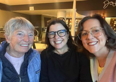 Café_Cats_in_Paris_Frannie_and_Judith_with_Sue_smiling_together_in_the_hotel_bar_area